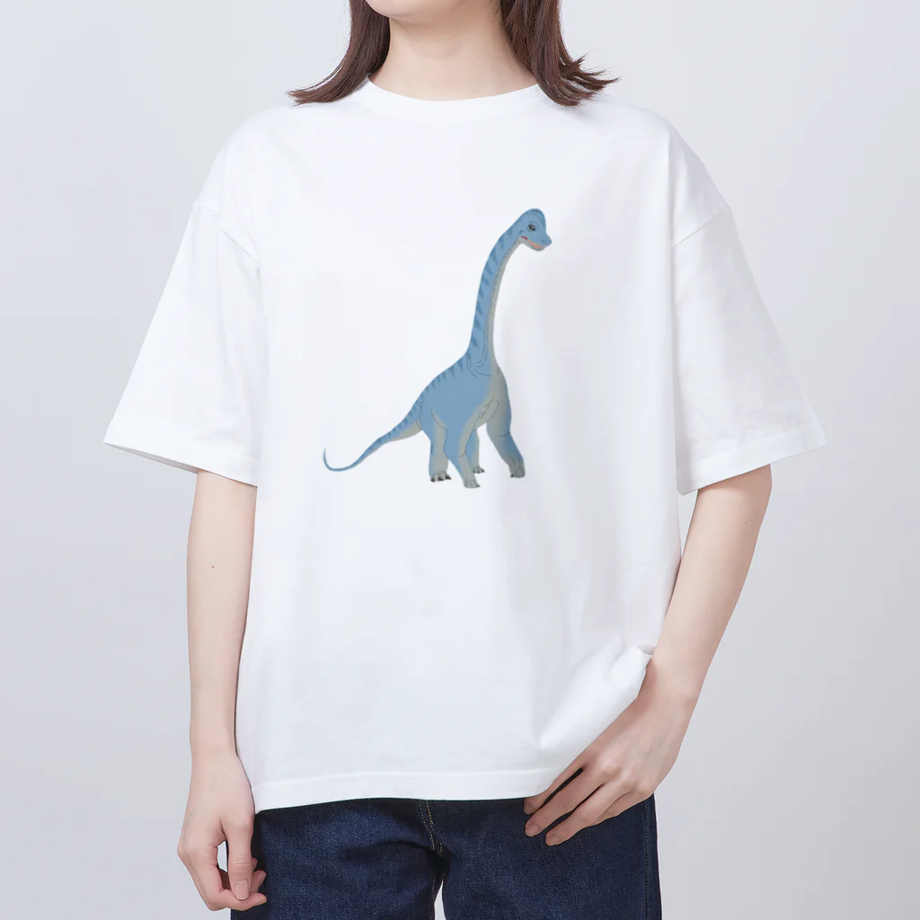 スコティッシュ・ミキ・フォールドのブラキオサウルス Oversized T-Shirt