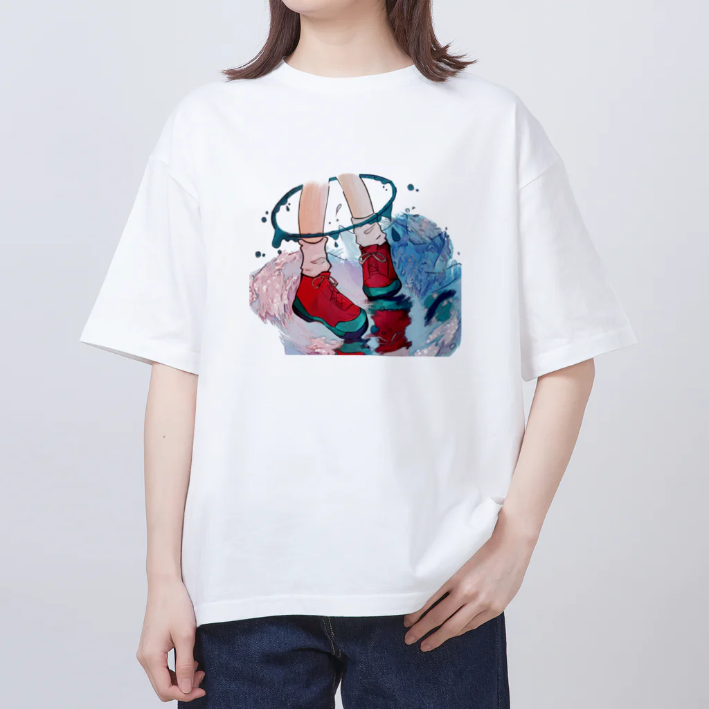 amemugi（あめむぎ）のあしかせ。 オーバーサイズTシャツ