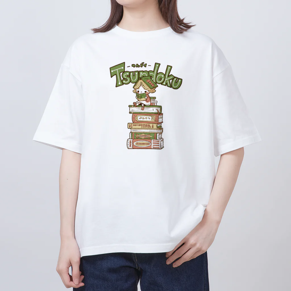 kohonの積読TUNDOKU  本ずきんちゃん オーバーサイズTシャツ