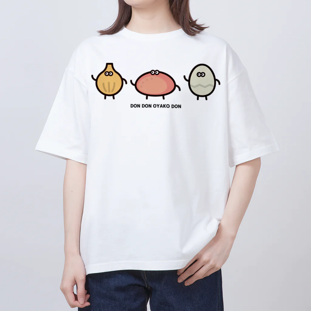 高堂玲/イラストの方のどんどん親子丼 オーバーサイズTシャツ