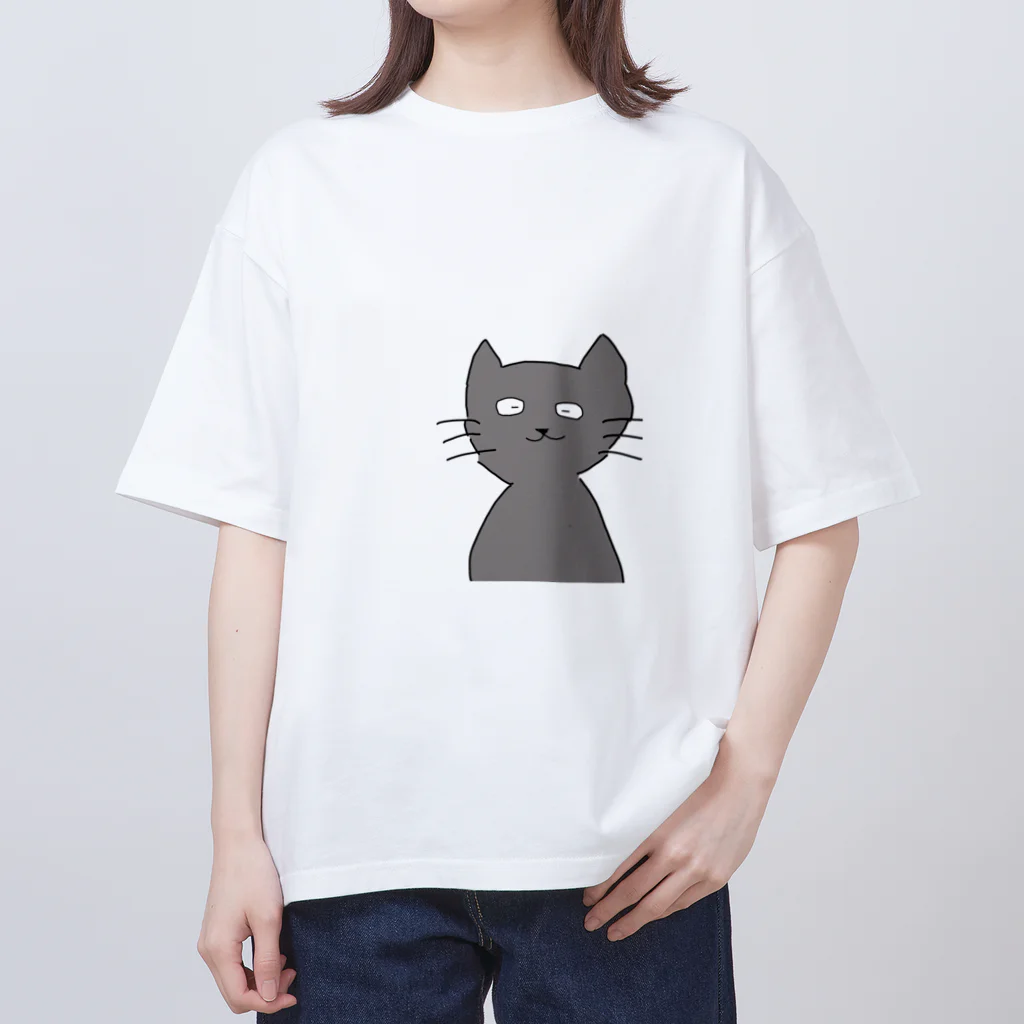 yononkeyのnemutai neko クッション Oversized T-Shirt