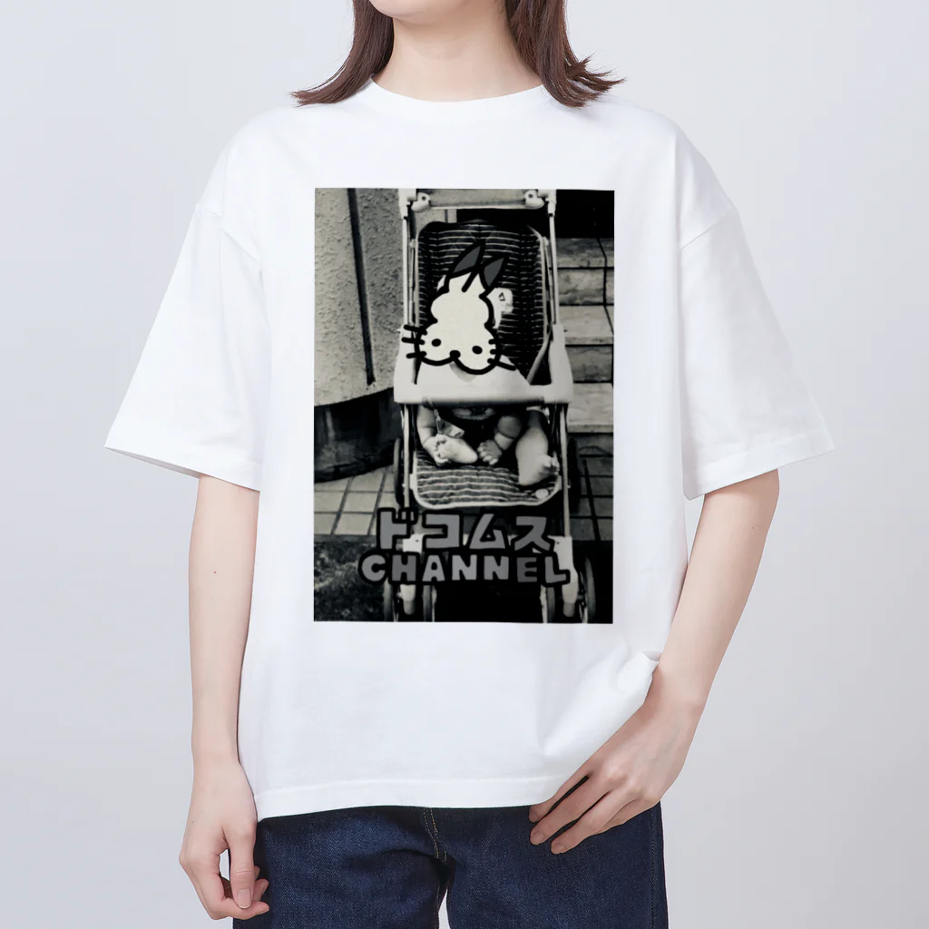 ドコムス刷りのエケチェン Oversized T-Shirt