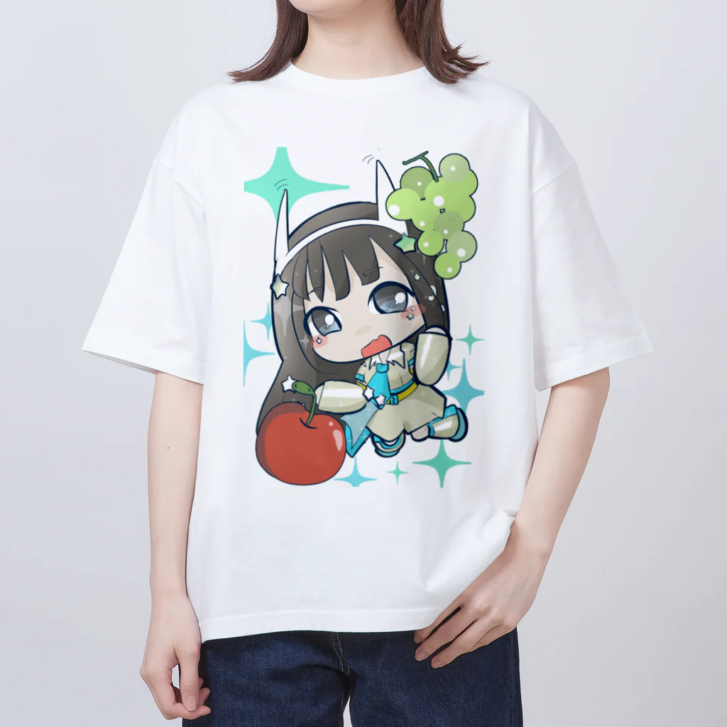 るなほしミュージアムの珠洲ノらめるピカ耳ver　TシャツA Oversized T-Shirt