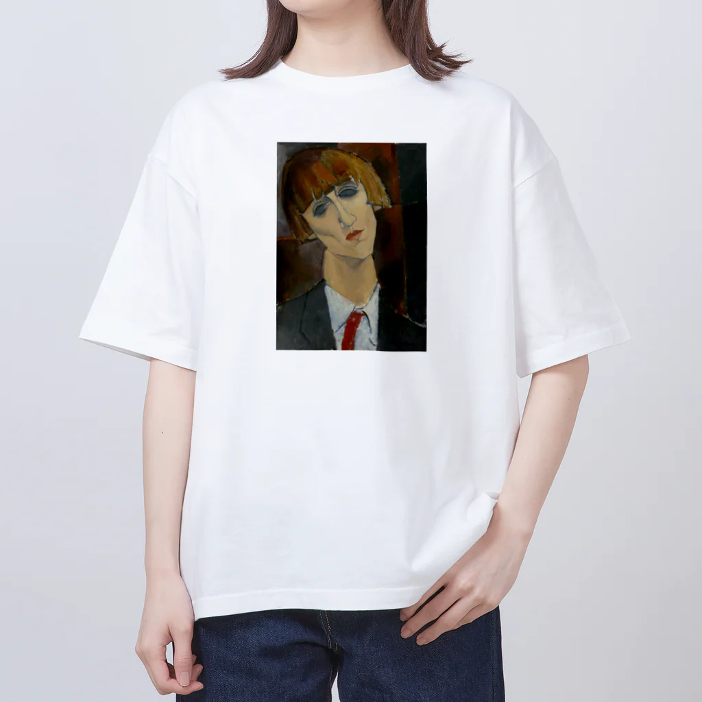 museumshop3の【世界の名画】アメデオ・モディリアーニ『Madame Kisling』 オーバーサイズTシャツ