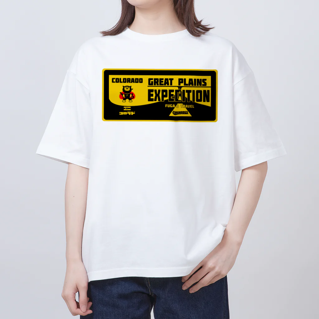 ZUKINDOGSの忍犬ふうが旅シリーズ（コロラド州） Oversized T-Shirt