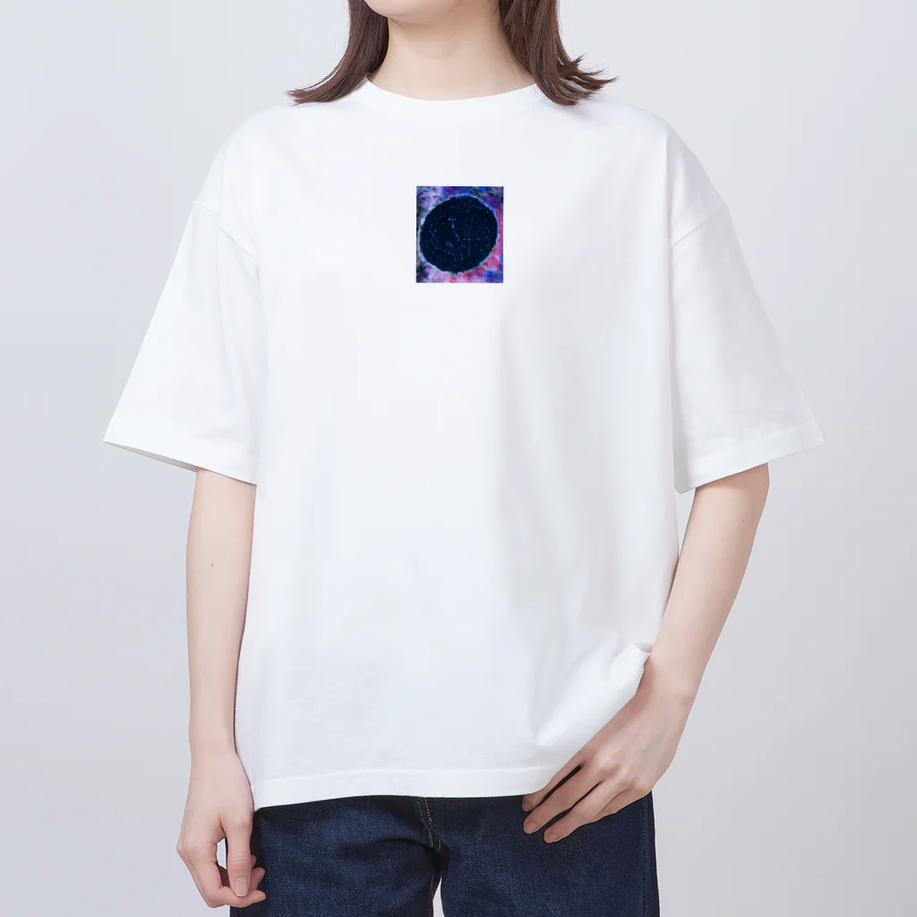 momo-tenのプラネタリウム オーバーサイズTシャツ