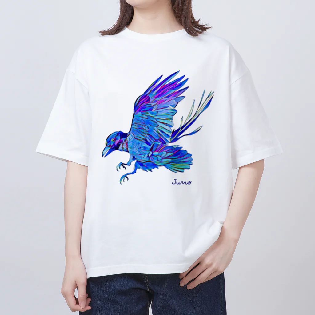 ジュノの秘密のアトリエのカラス／Juno Oversized T-Shirt