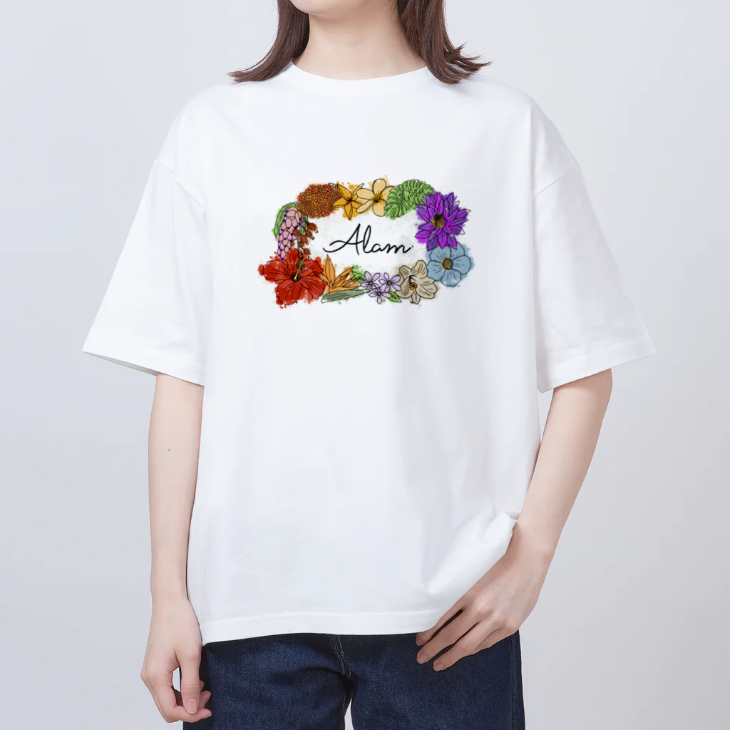 ALAMのALAM Bunga / COLOR オーバーサイズTシャツ