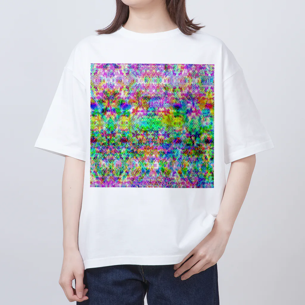 egg Artworks & the cocaine's pixの虹獣 オーバーサイズTシャツ