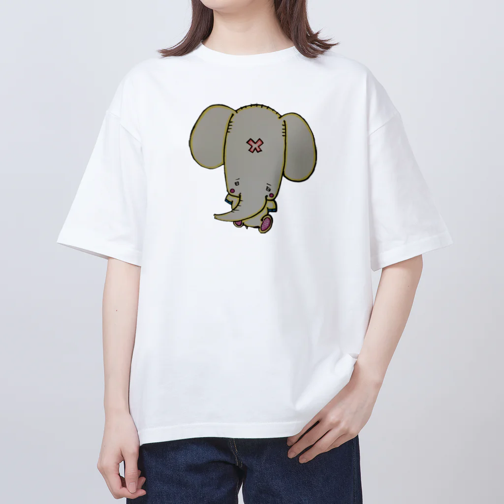 ki-tan shopのBANゾウ君 Oversized T-Shirt