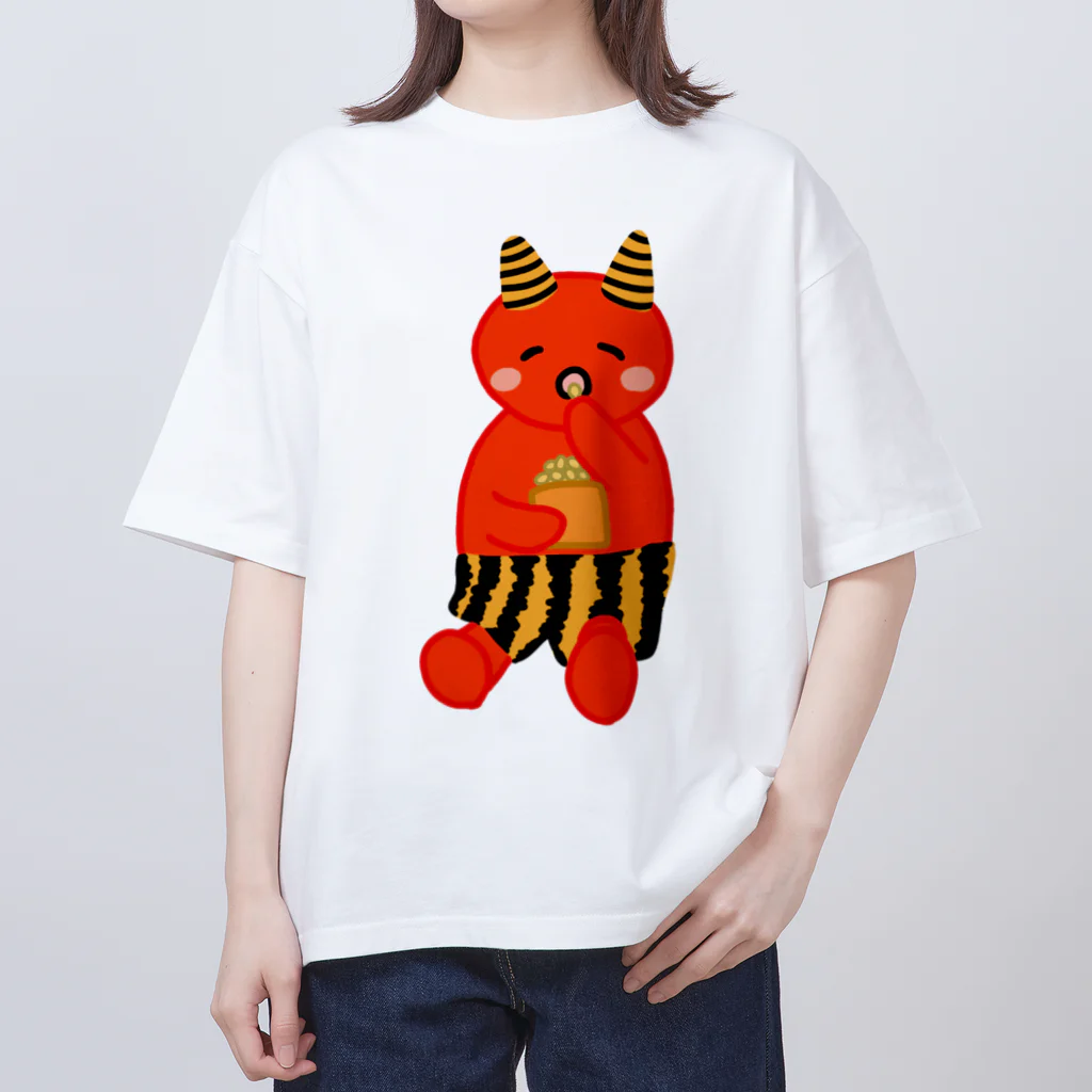 Lily bird（リリーバード）の可愛い赤鬼ちゃん① オーバーサイズTシャツ