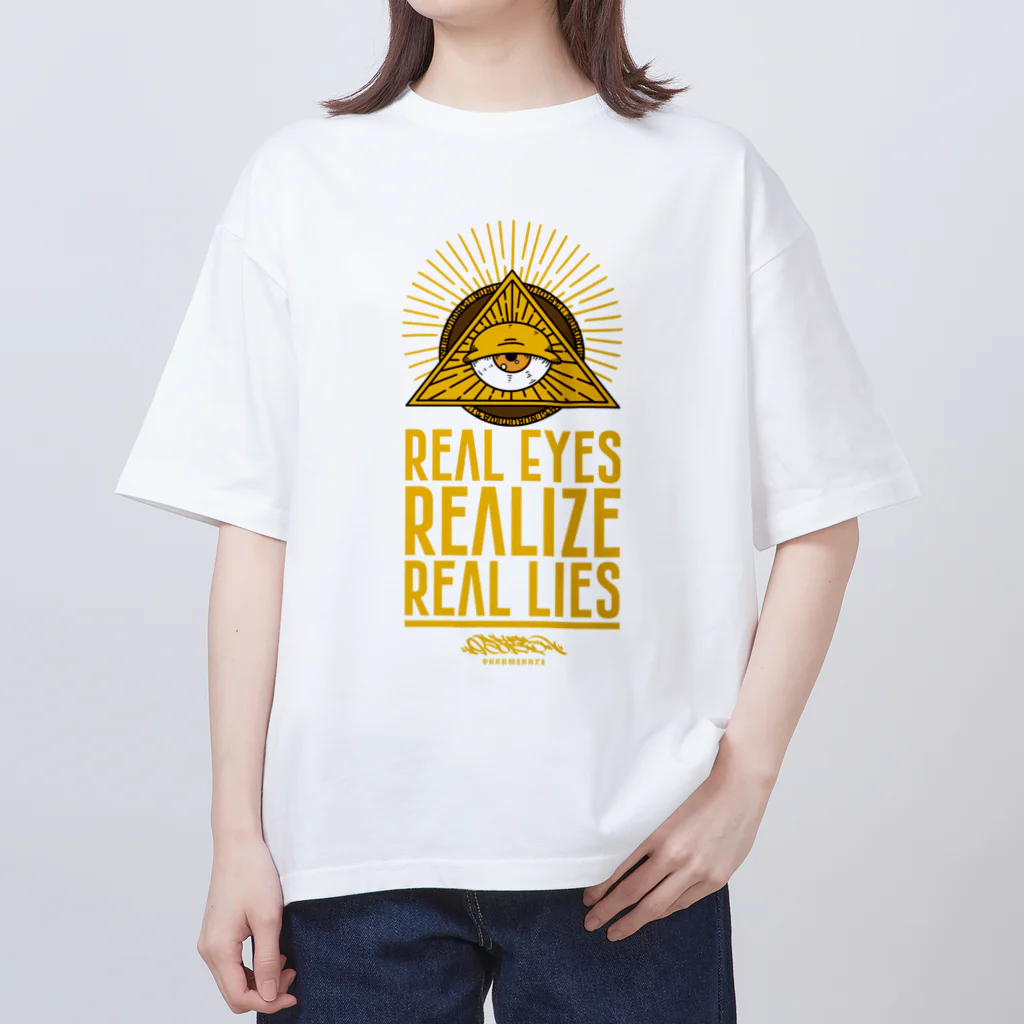 うぉーるのとこのREAL EYES REALIZE REAL LIES (YELLOW ver.) オーバーサイズTシャツ