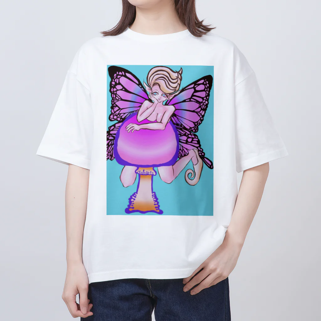 せみまるこのお店のきのこと、妖精。 Oversized T-Shirt