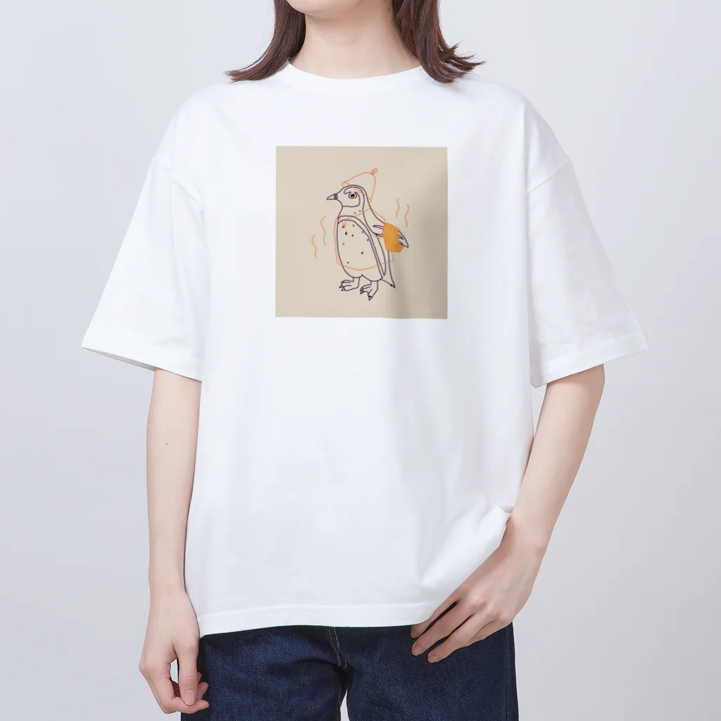 ピゴセリス属のからふるサウナーケープペンギン オーバーサイズTシャツ