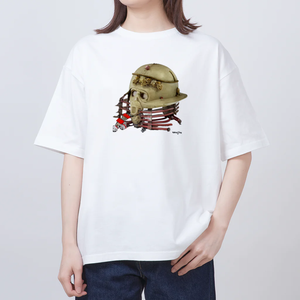 🍩tarojiro(たろじろ) shop🍩のピタゴラ装置で顎関節矯正 by AI Oversized T-Shirt