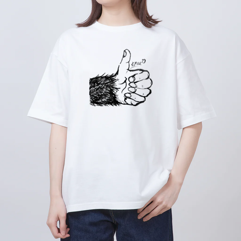 TPコジおじ&ウッホのTPショップロゴ オーバーサイズTシャツ