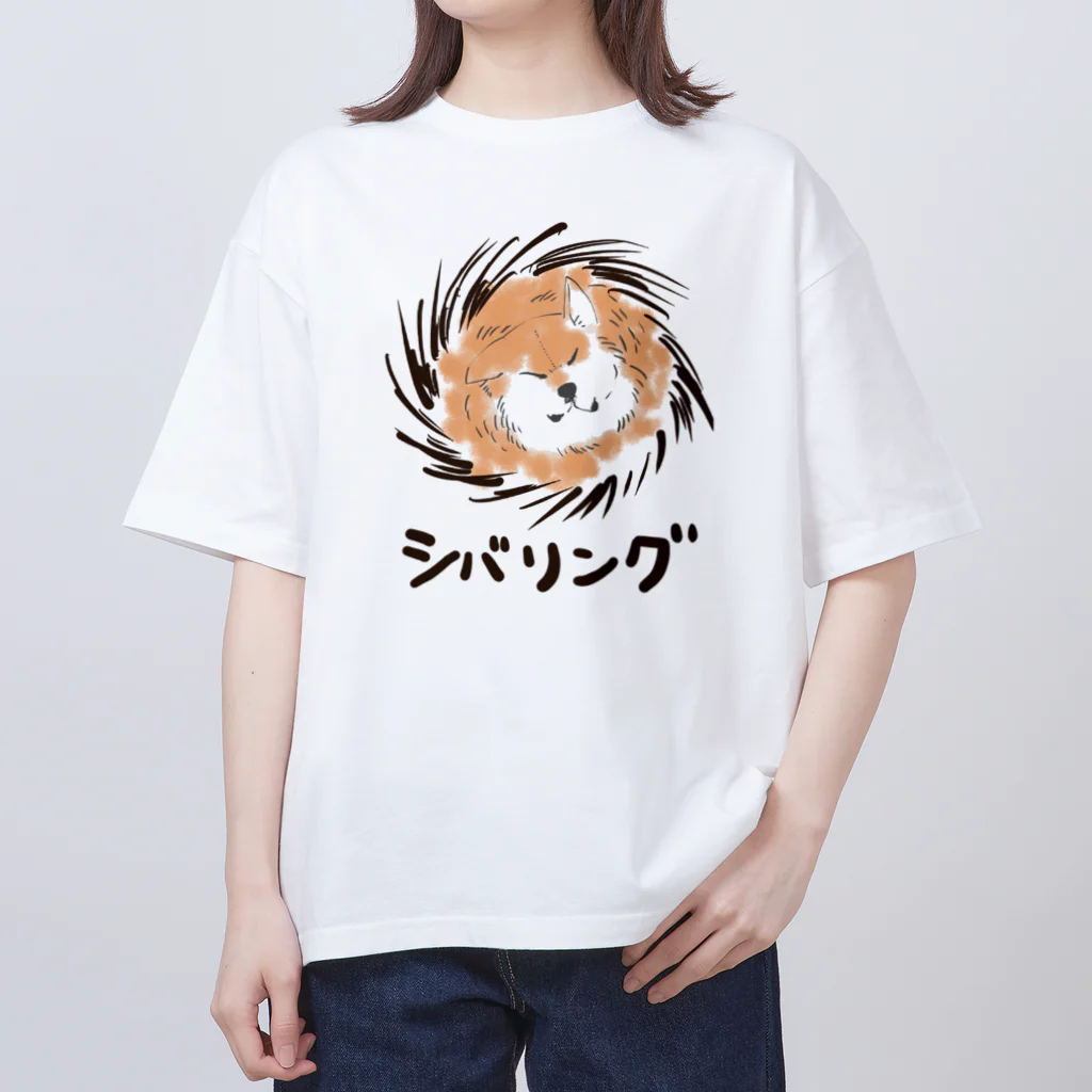 氷月のネタ箱の柴リング オーバーサイズTシャツ