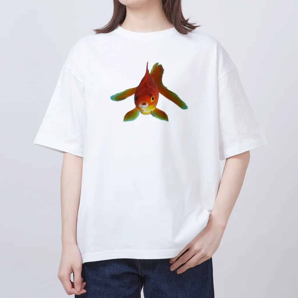 acobi'sのこっち見てる違う金魚 Oversized T-Shirt