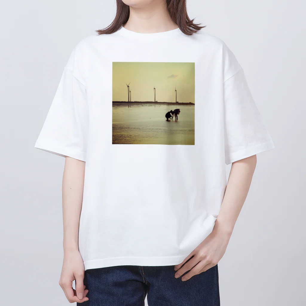 acobi'sのふたりのシルエット オーバーサイズTシャツ