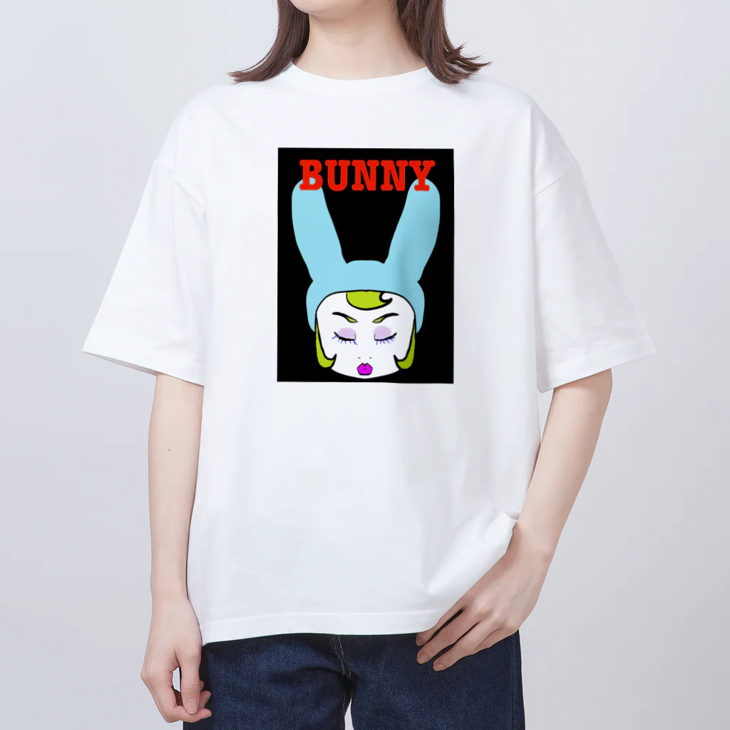 mamo〜のBunny girl Oversized T-Shirt