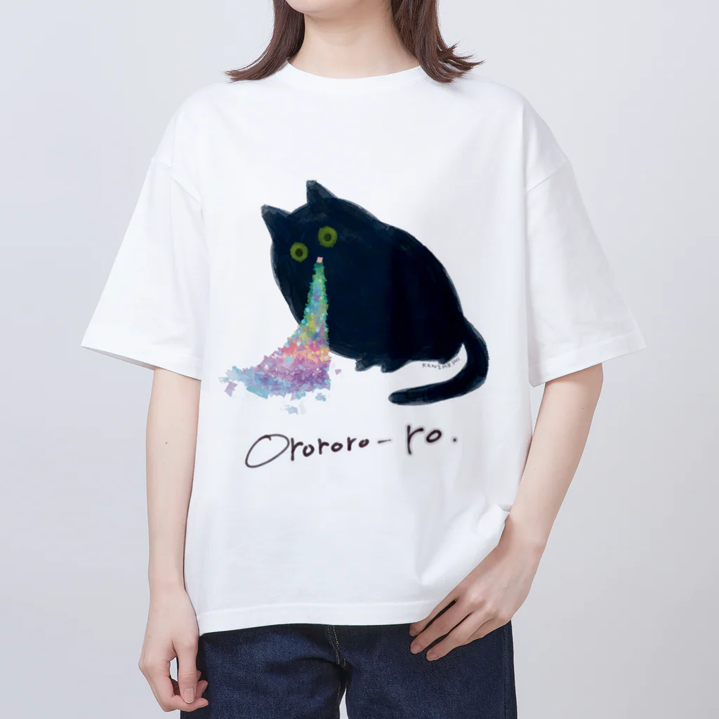 かにめし‼️のおろろろグッズ オーバーサイズTシャツ