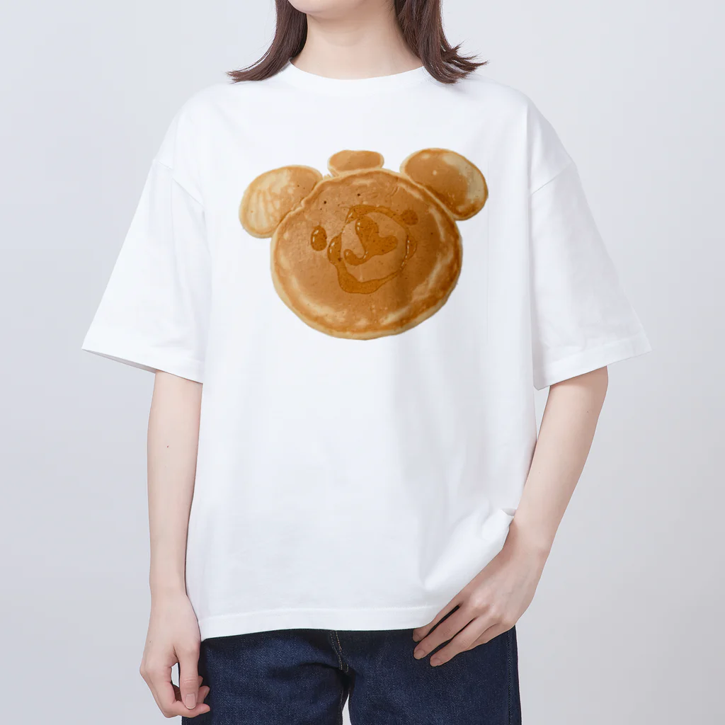 がまぐちこぐまのといといのホットケーキ　こぐまのといとい オーバーサイズTシャツ