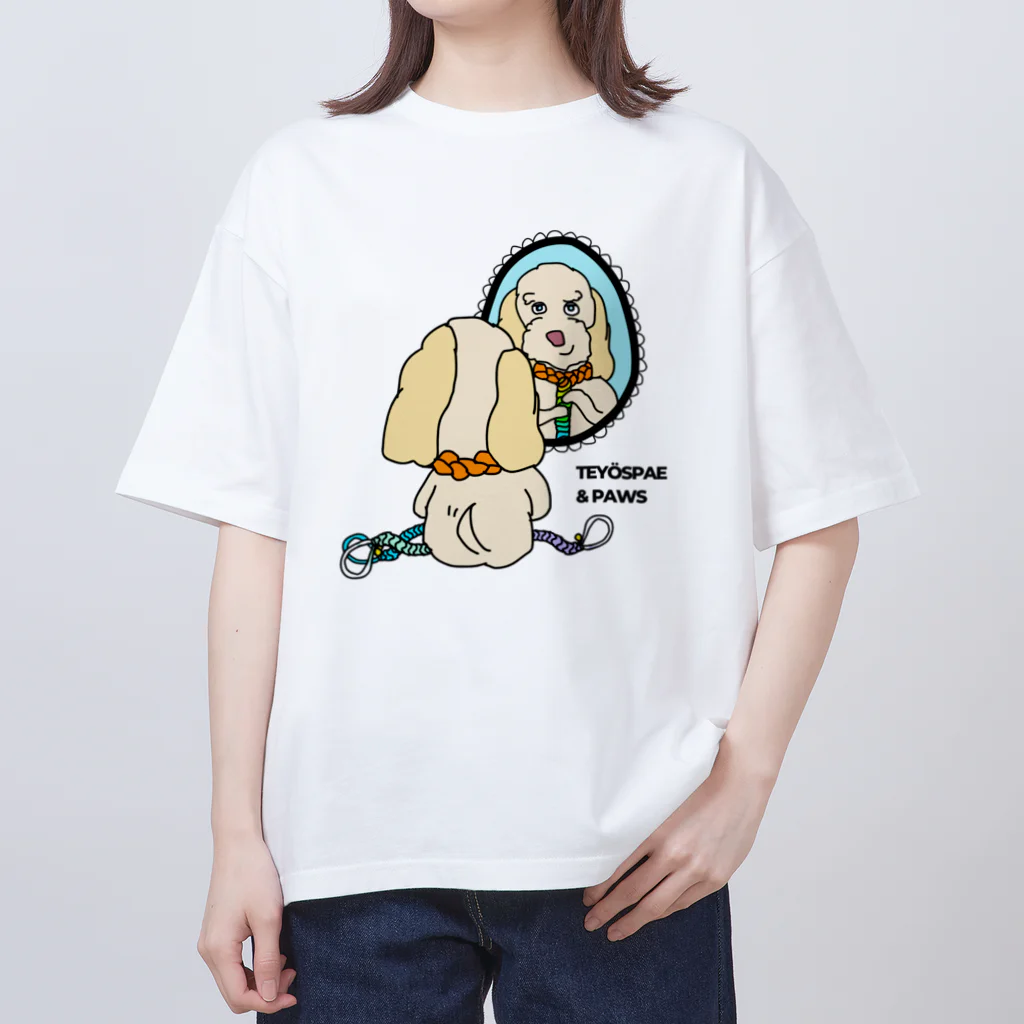 TEYÖSPAE & PAWSのお出かけサムちゃん Oversized T-Shirt