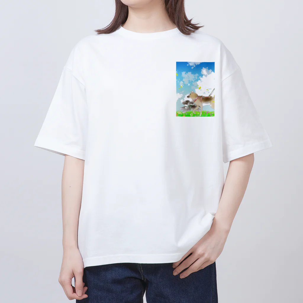 ふーがんしょっぷのお散歩 Oversized T-Shirt