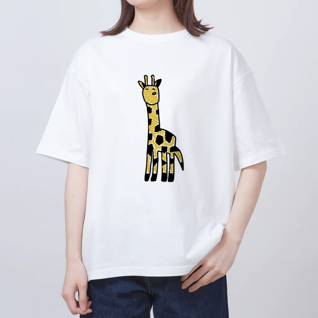 タキシードハムのキリン Oversized T-Shirt