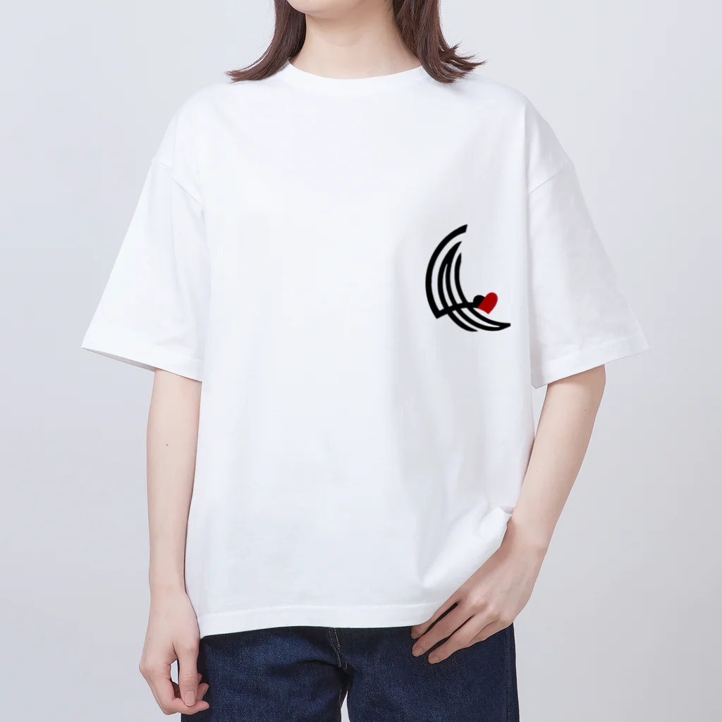 LUNAのHeart オーバーサイズTシャツ