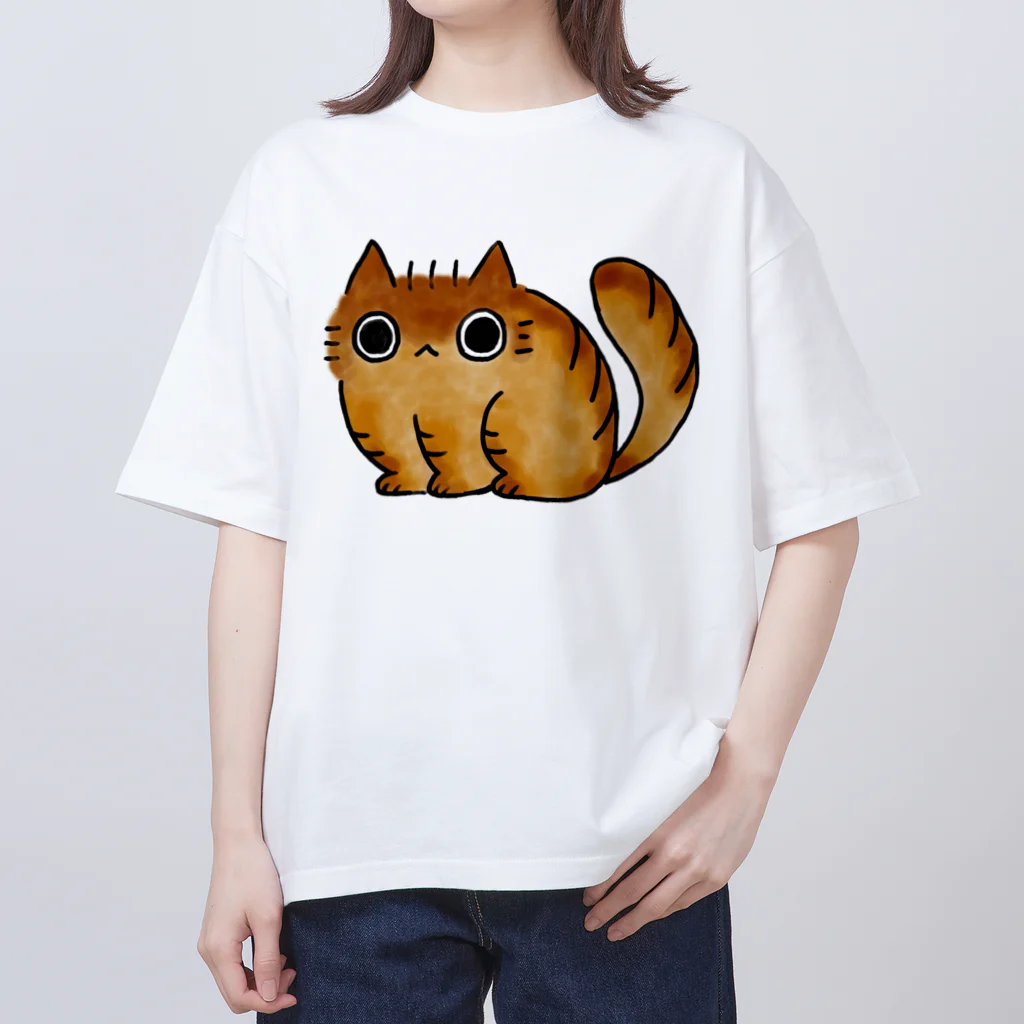 花萌ねねこのくりーむぱんねこ Oversized T-Shirt