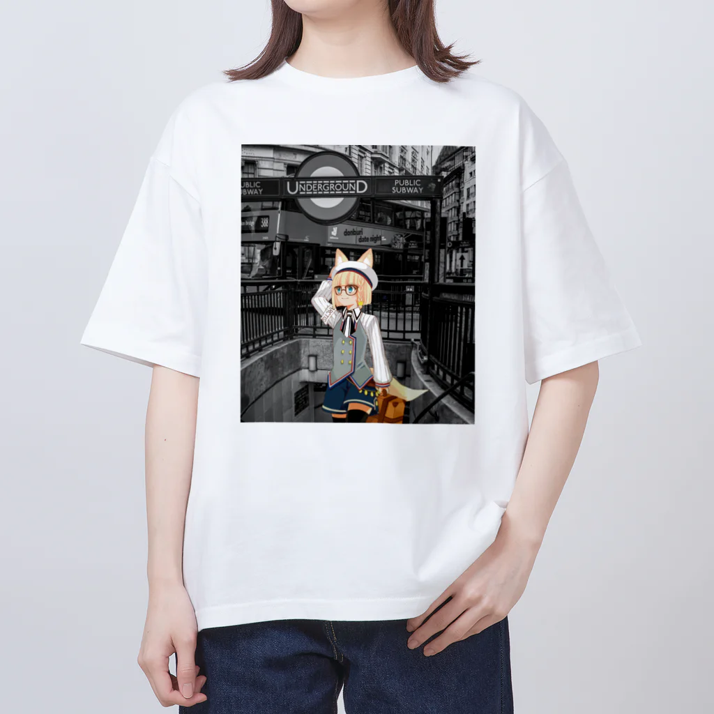 ♛ Tokikaze ♛のExploring London with Tokikaze 2 (Mono) オーバーサイズTシャツ