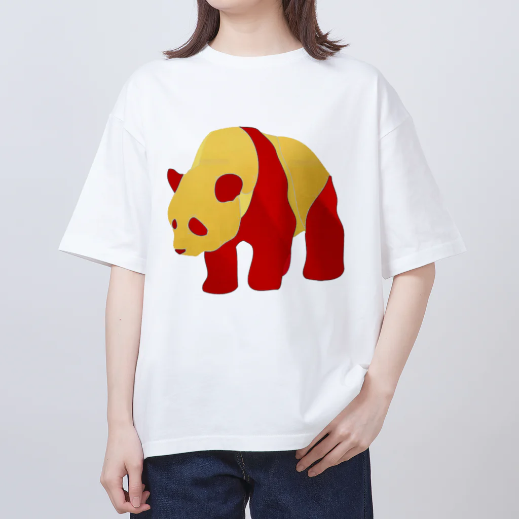 広熨斗隼人SHOPの広熨斗隼人のカラーパンダ🐼２ Oversized T-Shirt