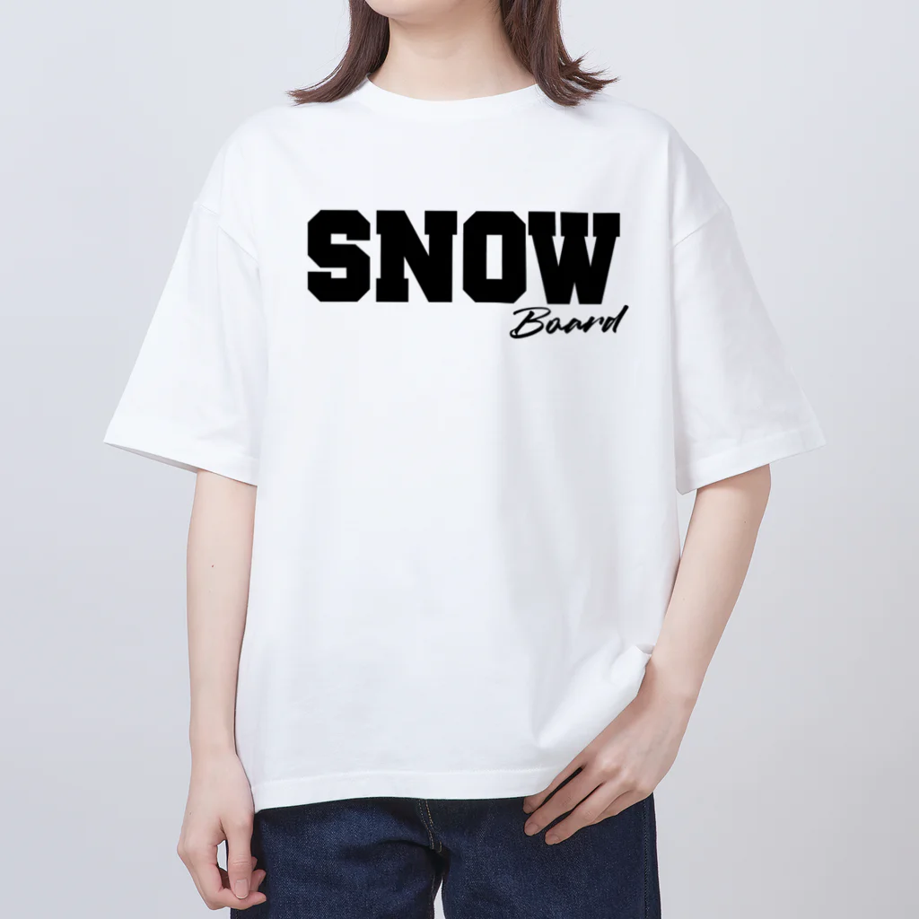 おもしろいTシャツ屋さんのSNOWBOARD　スノーボード オーバーサイズTシャツ