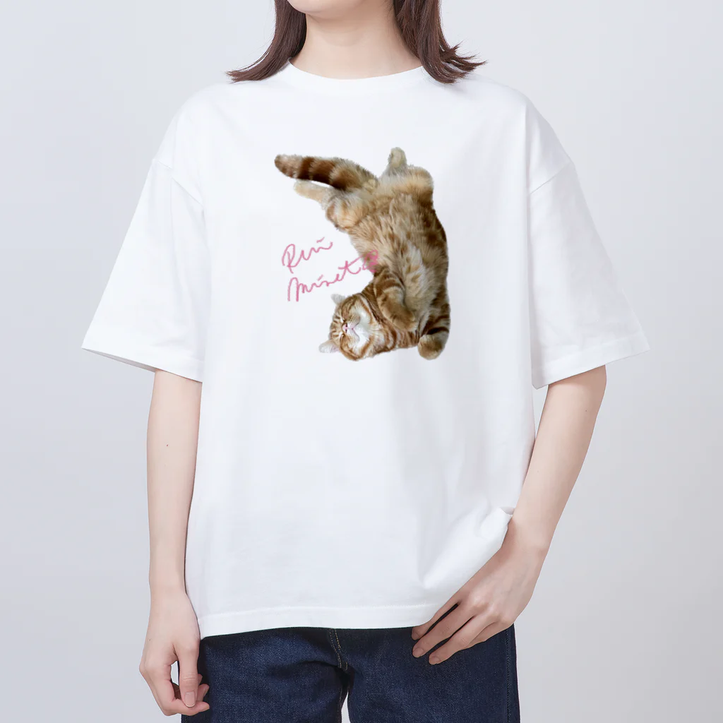 るいるいしょっぷのすいみんねこ オーバーサイズTシャツ