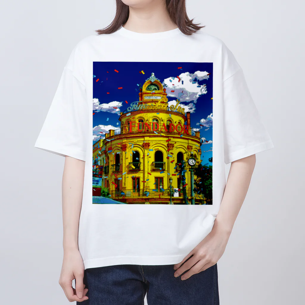 GALLERY misutawoのスペイン ヘレス・デ・ラ・フロンテーラの街角 オーバーサイズTシャツ