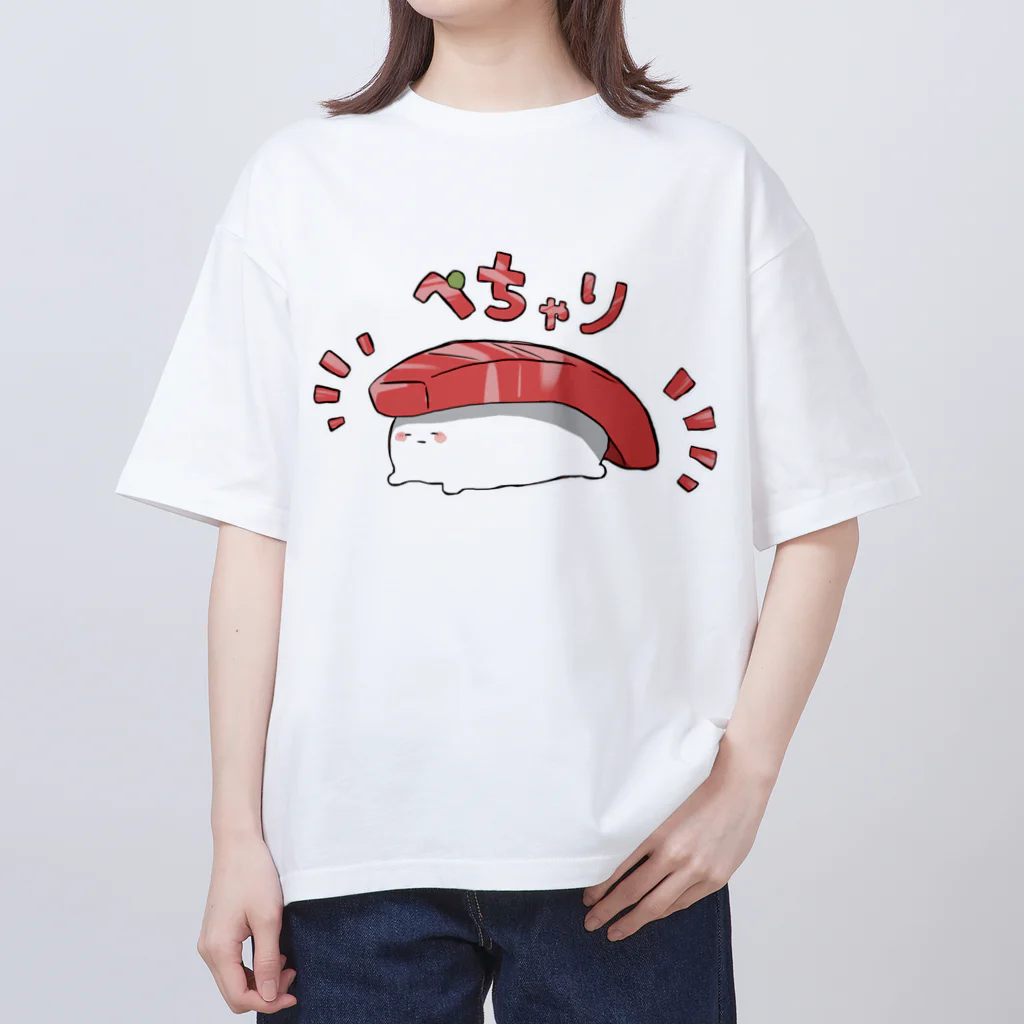 伊達丸のぺちゃりまぐろくん オーバーサイズTシャツ