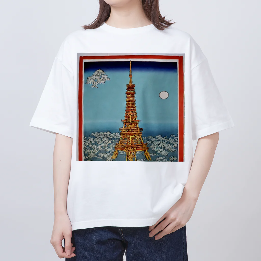 ozizousanのtokyotower7 オーバーサイズTシャツ