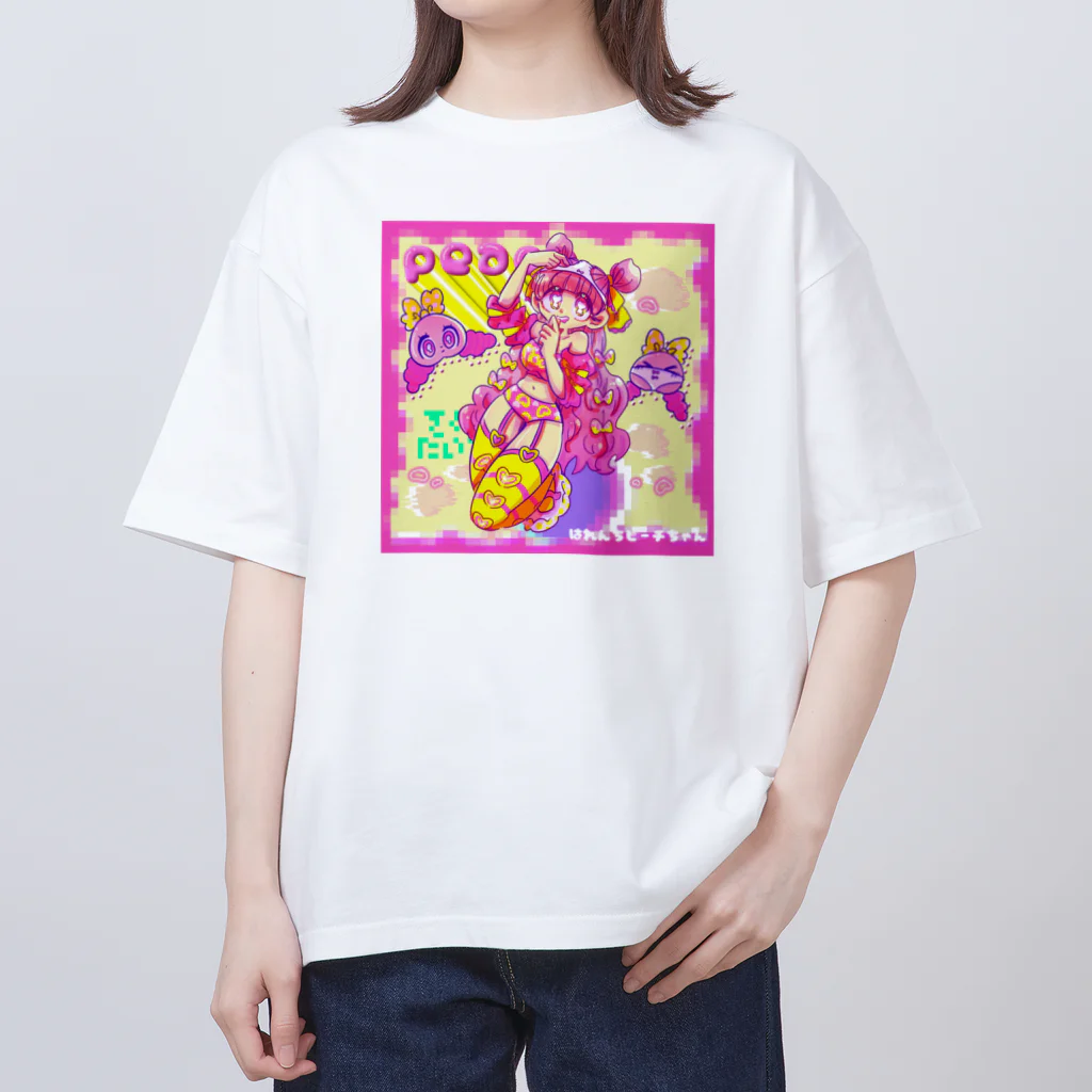 もなかのはれんちピーチちゃん🍑 Oversized T-Shirt