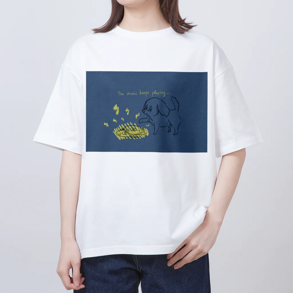 もちすの音楽は鳴り続ける オーバーサイズTシャツ