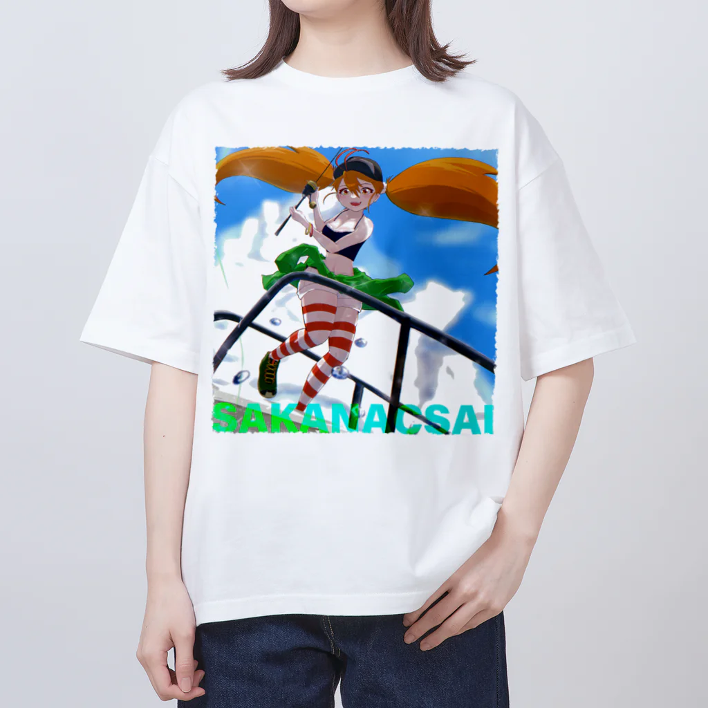 sakanacsai-サカナクサイ-のタルタルちゃん釣り2023夏 オーバーサイズTシャツ