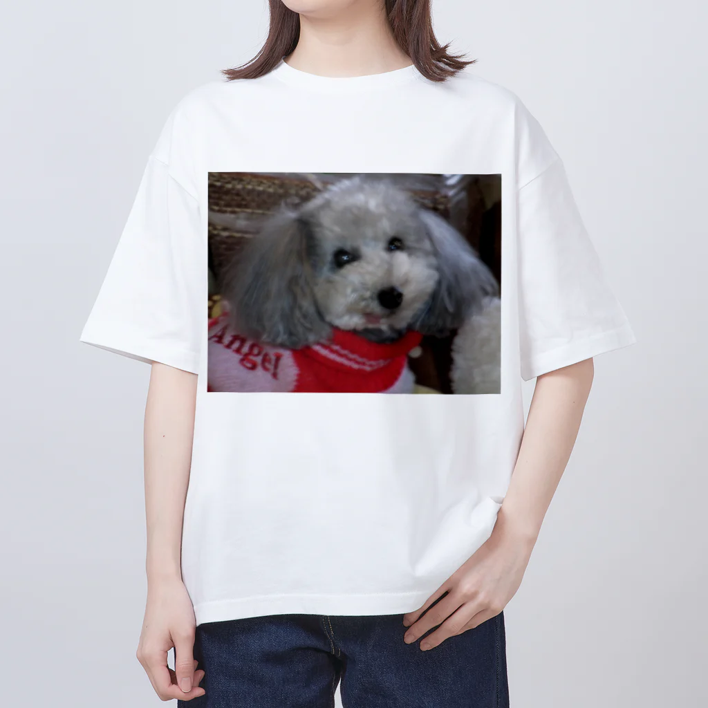 iyasinceのお犬好し「ぱぁるたん」コミュニケーション能力 オーバーサイズTシャツ