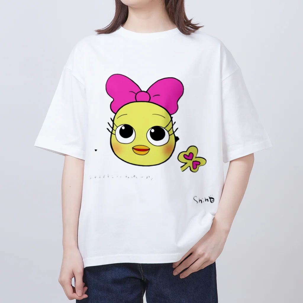 chouchouのはーいヒピー オーバーサイズTシャツ