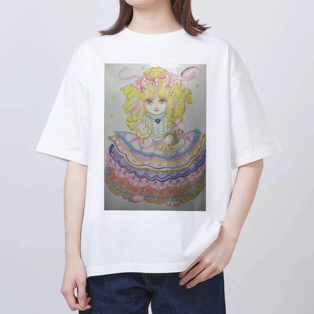 artswitchのネコのナナコさん Oversized T-Shirt