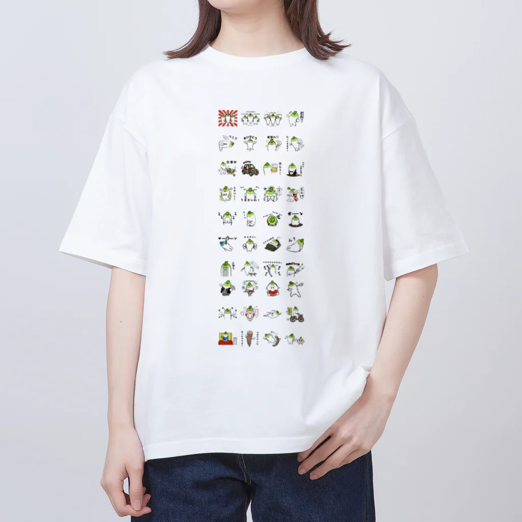 JapaneseArt Yui Shopのダイコンヤン Oversized T-Shirt