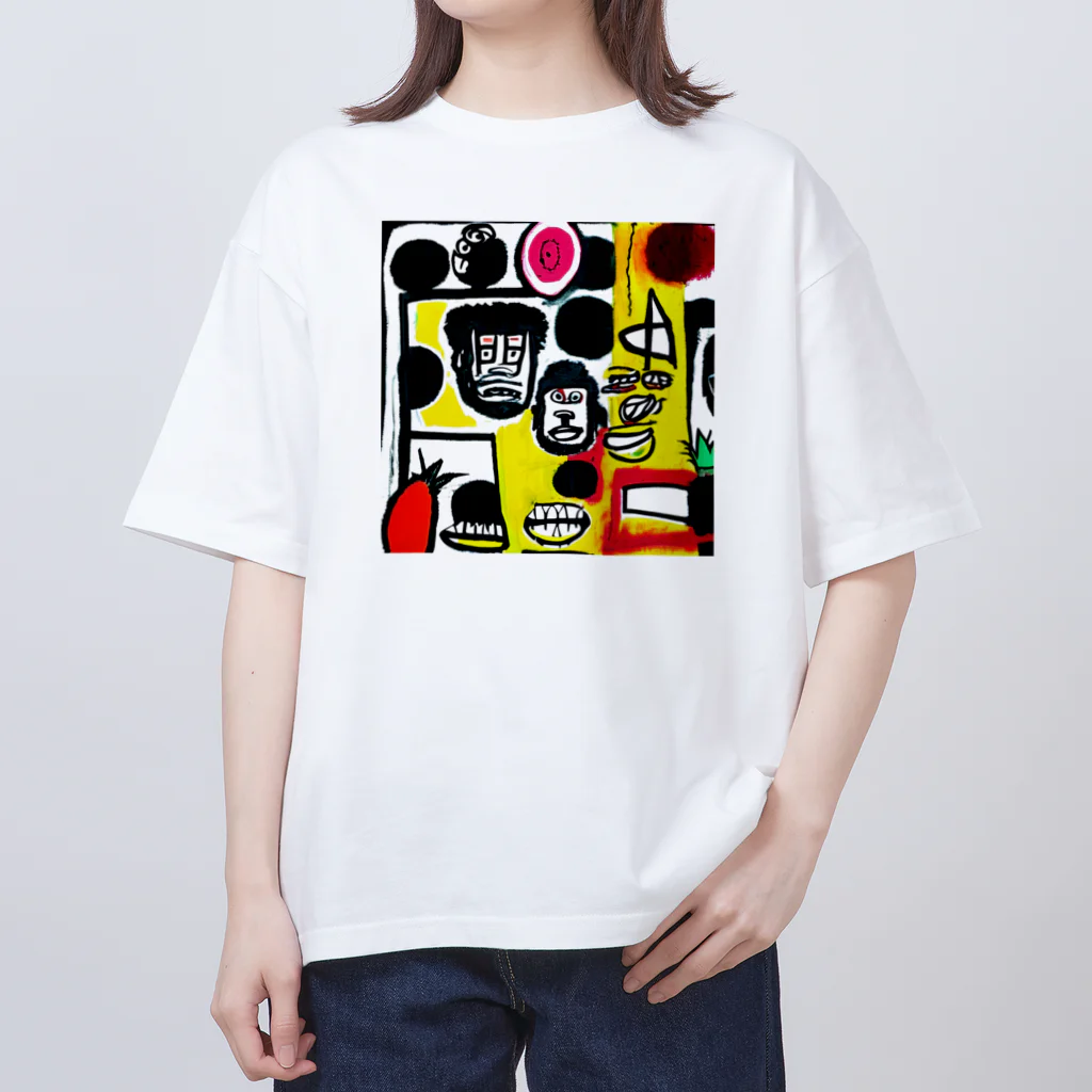 Alacarteのアートな人とフルーツ♪ Oversized T-Shirt