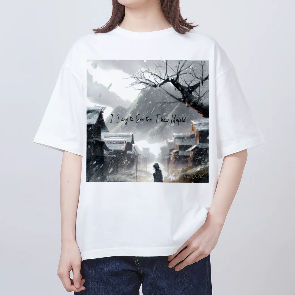 SoraSatohのI Long to See the Thaw Unfold - Sora Satoh オーバーサイズTシャツ