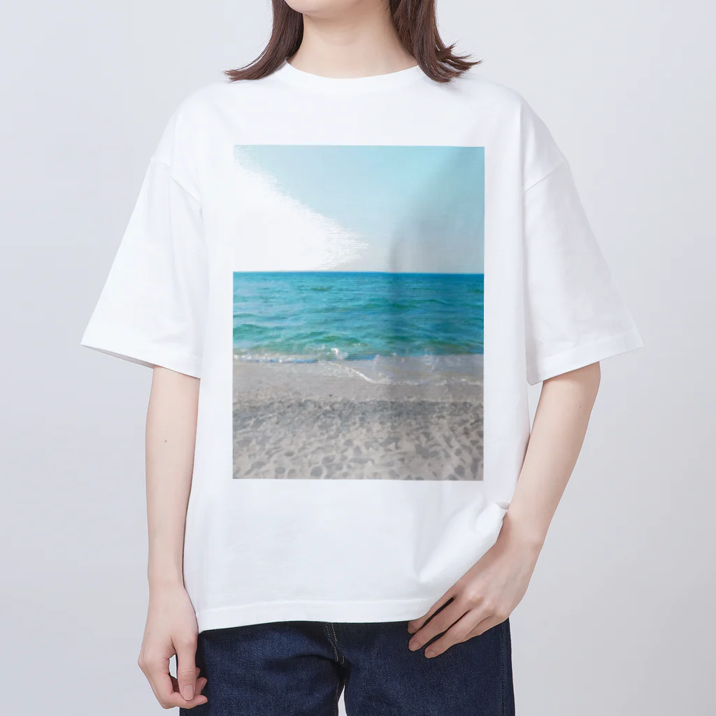 dizzyのlife is better at the beach オーバーサイズTシャツ