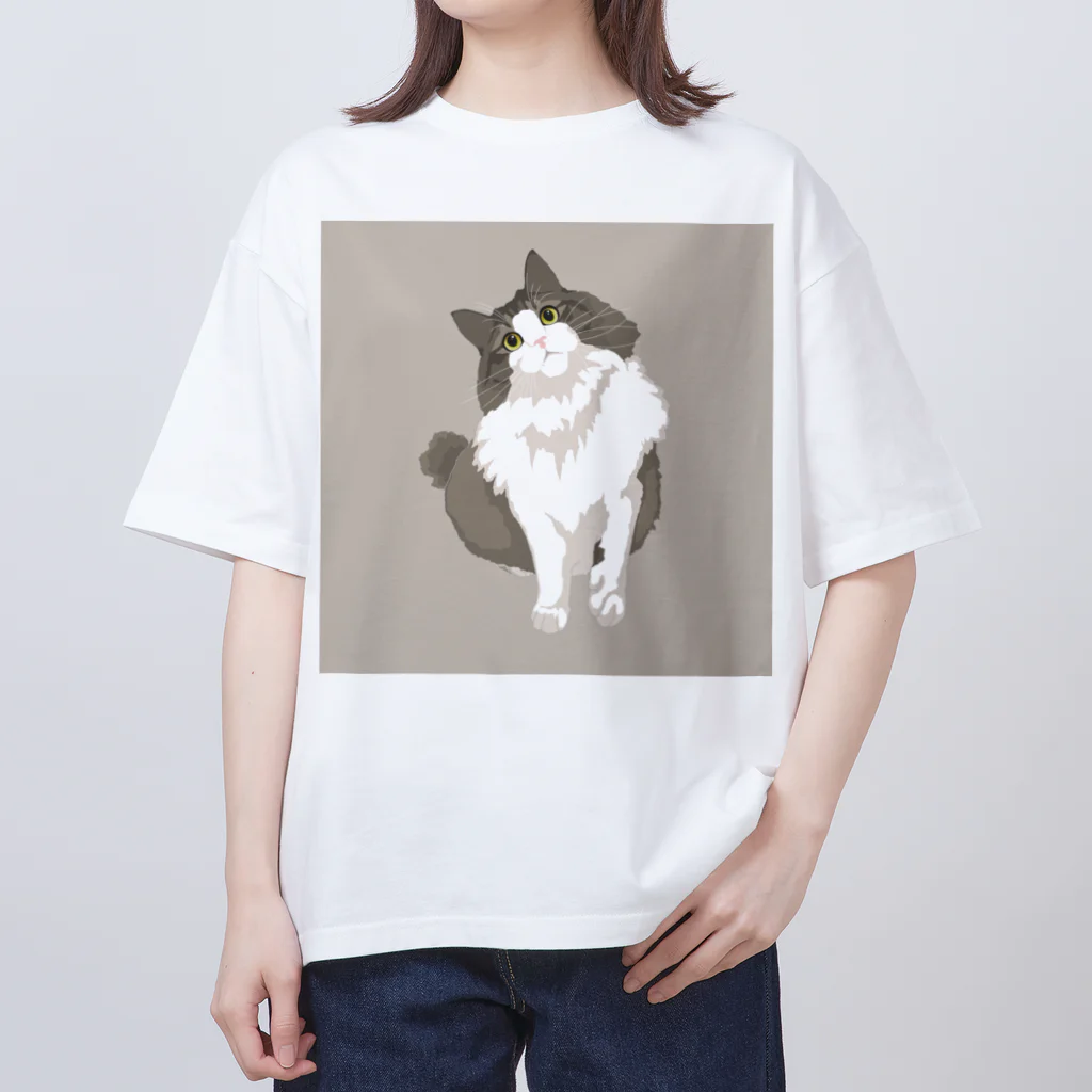 猫のイラスト屋さんのrin オーバーサイズTシャツ