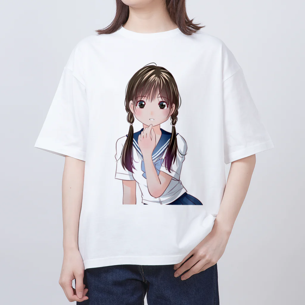 yanchikiのオリキャラグッズ店の夏木　真理弥 オーバーサイズTシャツ